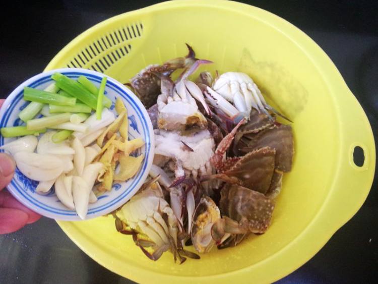 炝梭子蟹步骤6