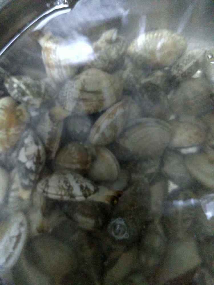 辣味花蛤步骤1