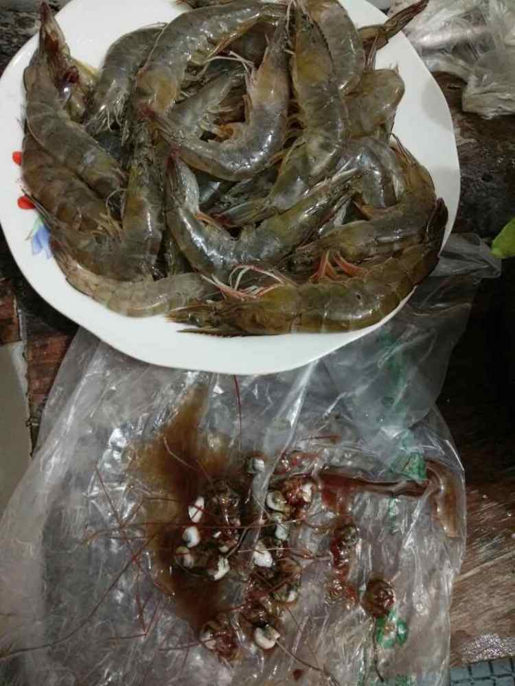 清炒基围虾步骤1