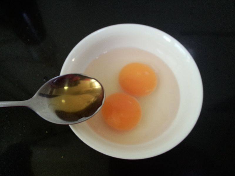 鸭蛋炒虾仁步骤4