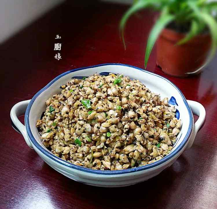 葱香红肉米步骤11