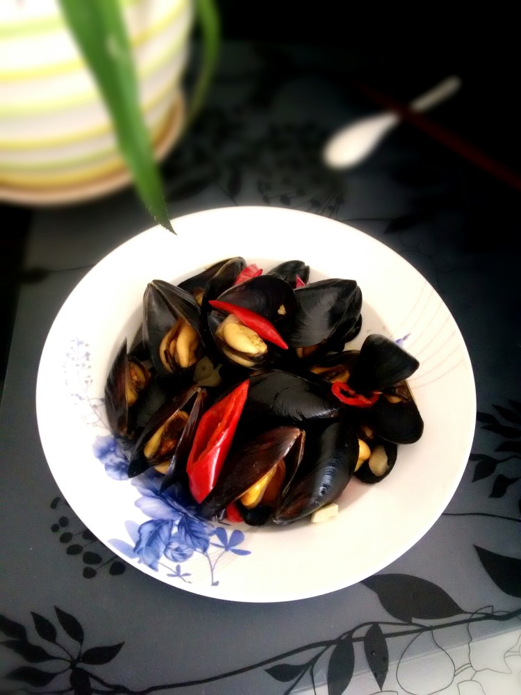 爆炒淡菜步骤7