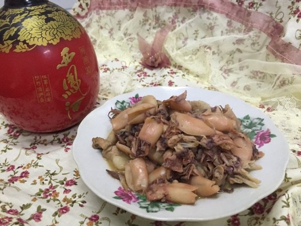 小鱿鱼干炒肉丝步骤13
