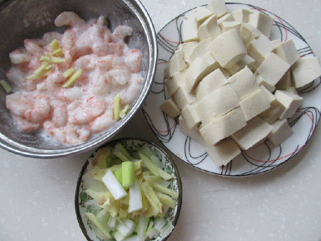 虾仁豆腐步骤5