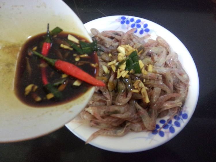 炝海虾步骤8