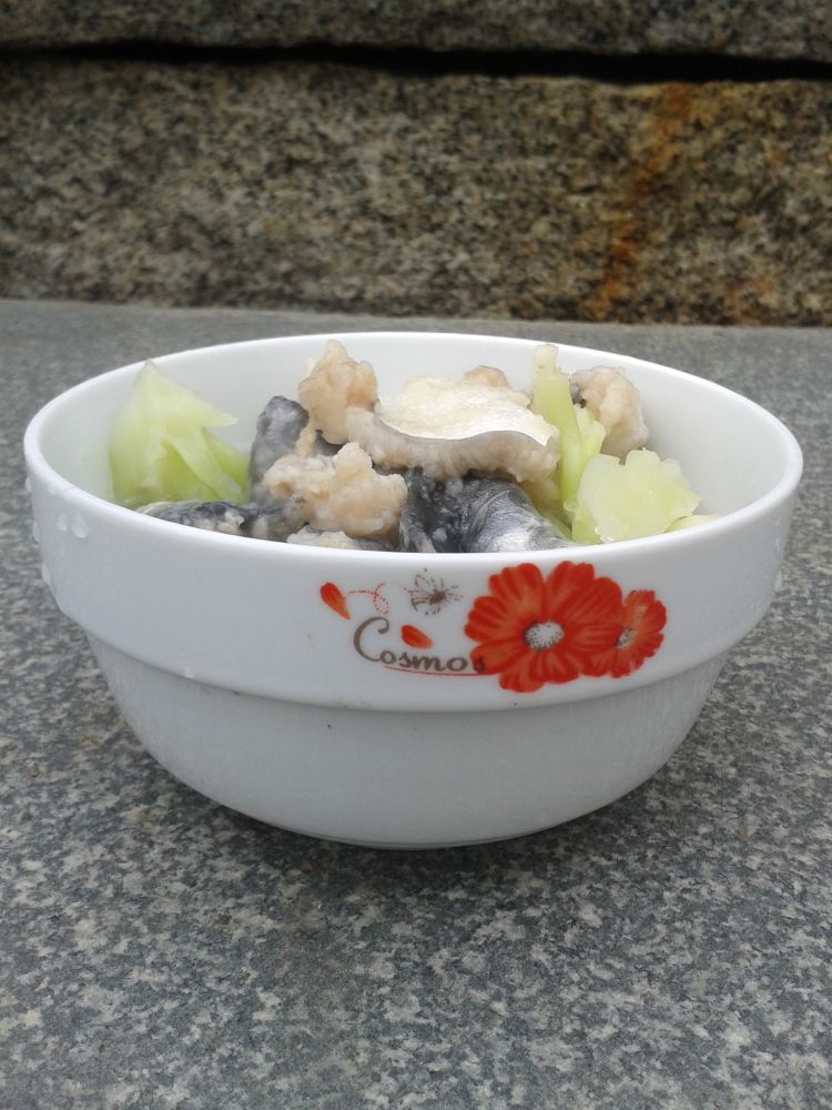 鱼皮菜花汤步骤8