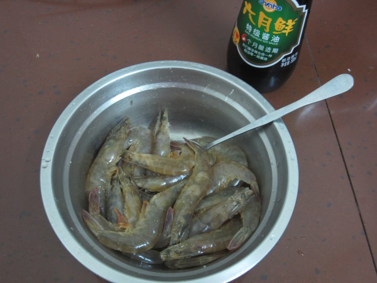 豉油王鲜味虾步骤6
