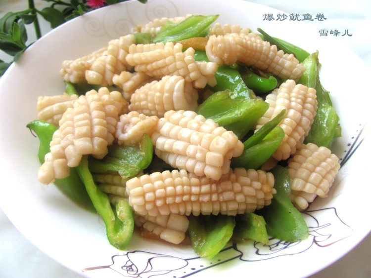 爆炒鱿鱼卷步骤11