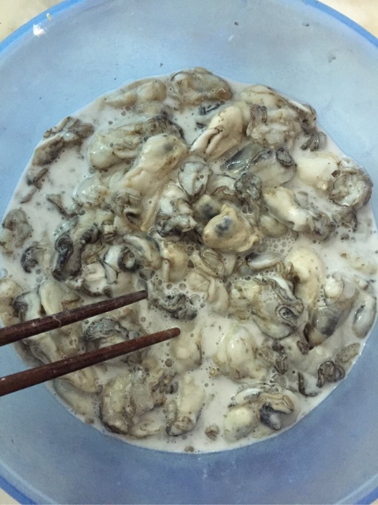 蚝仔烙步骤1