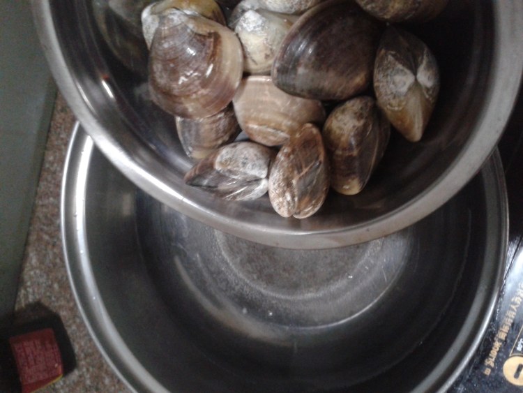 白萝卜煮蛤蜊瘦肉汤步骤2