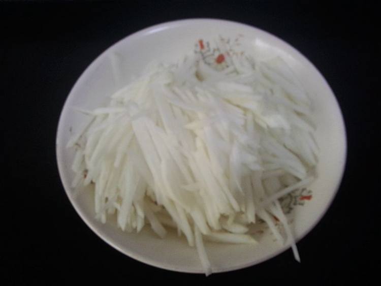 海虾萝卜丝煲步骤2