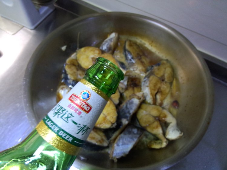 鲅鱼炖蒜薹步骤10