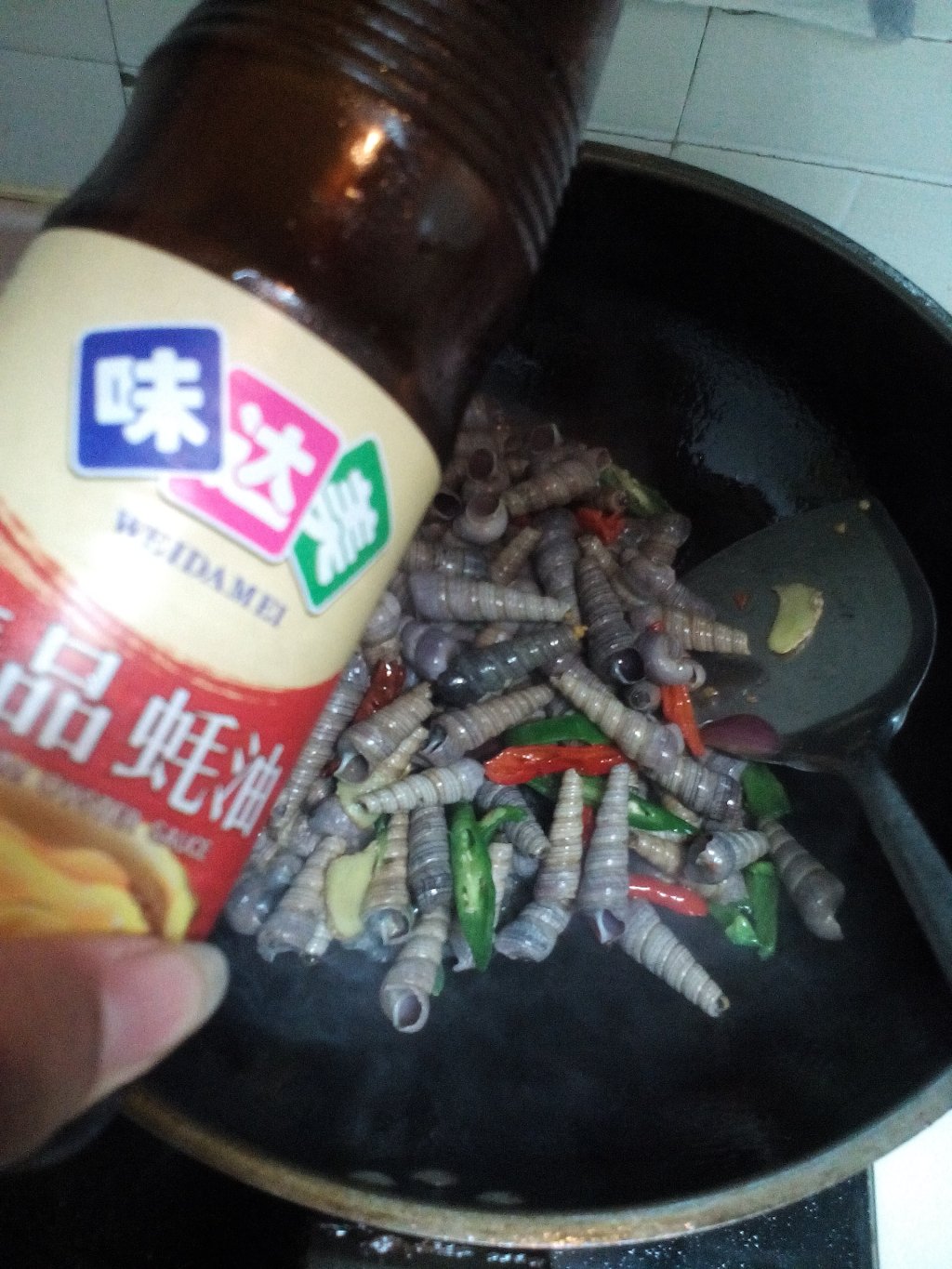 辣炒钉螺步骤5