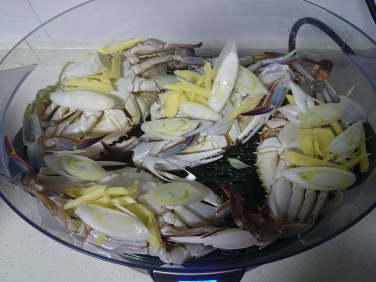 清蒸海蟹步骤4