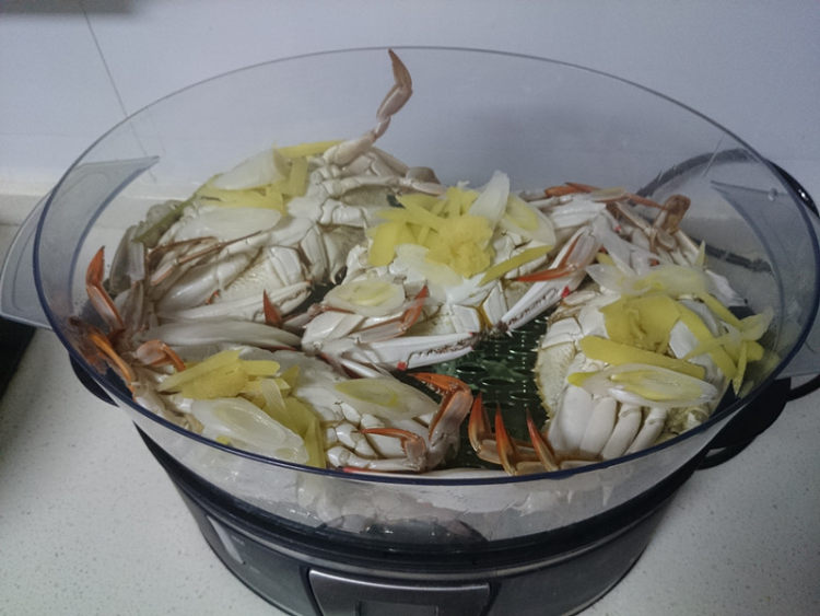 清蒸海蟹步骤8