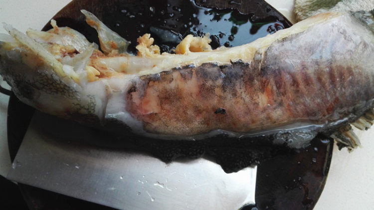 清蒸海参斑鱼步骤2