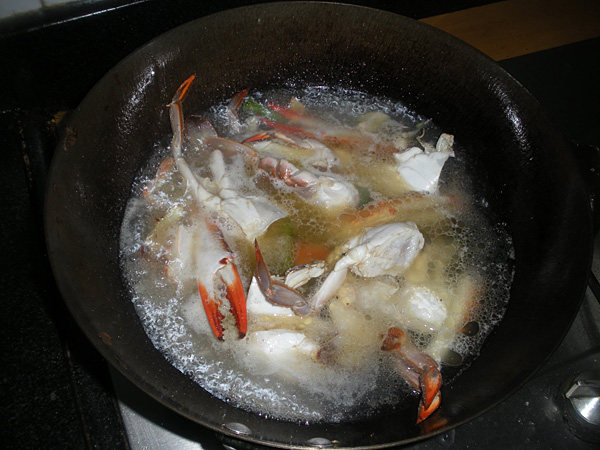 螃蟹炒年糕步骤9
