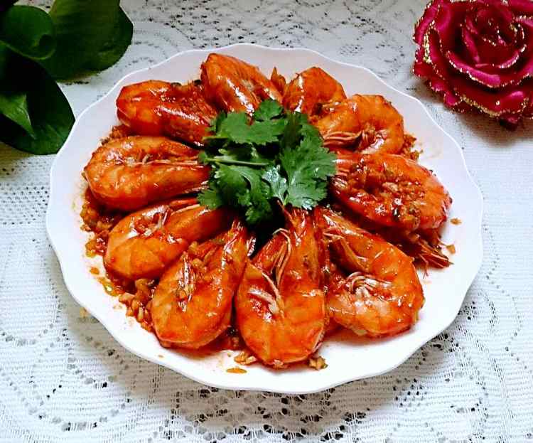 蒜蓉大虾步骤8