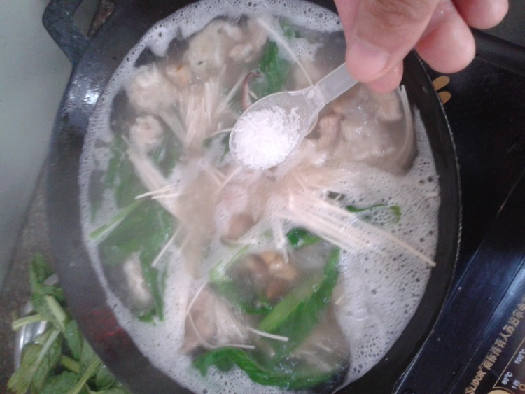 鳗鱼干煮龙须面步骤6