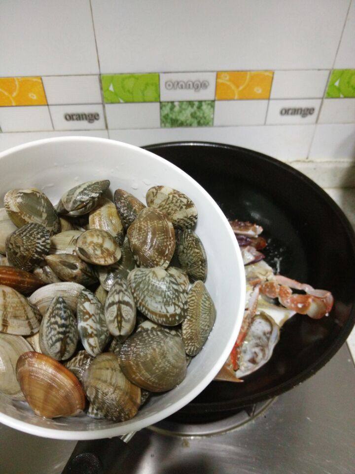 香辣花蛤蟹步骤5