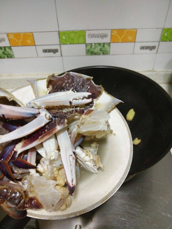 香辣花蛤蟹步骤3