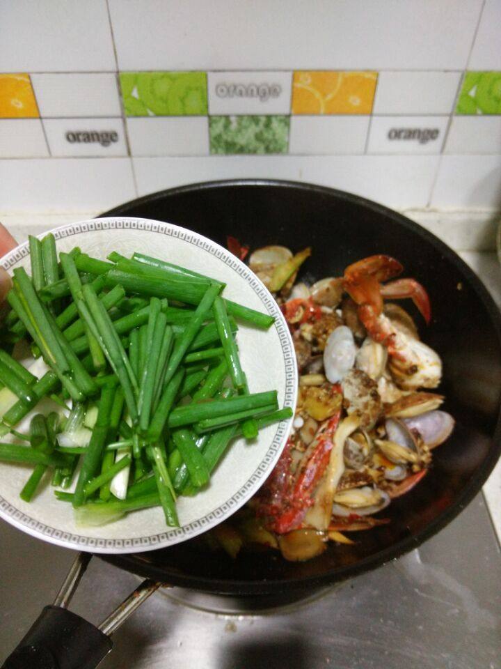 香辣花蛤蟹步骤8