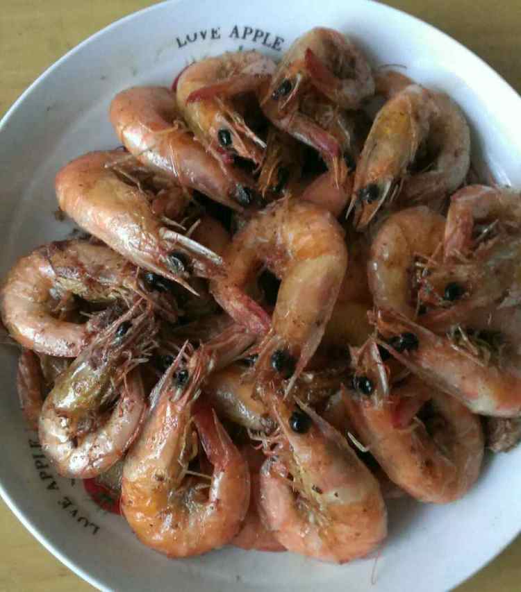 炸虾步骤4