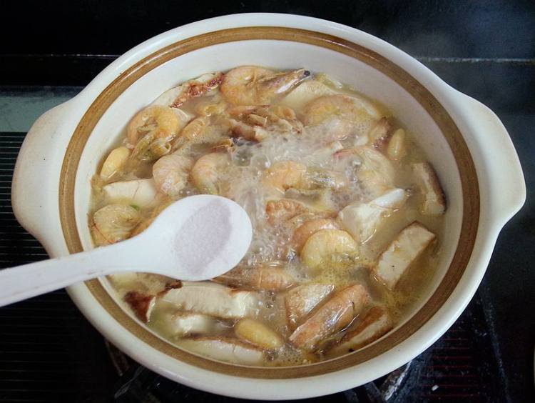 海虾老豆腐煲步骤10