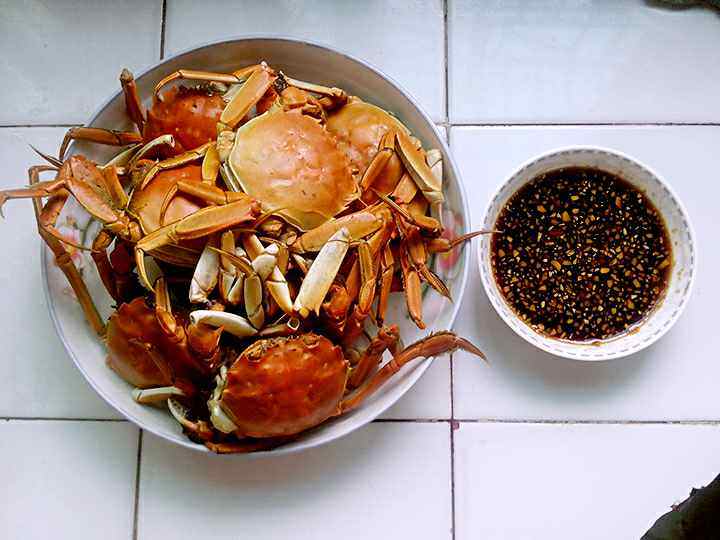 水煮螃蟹步骤6