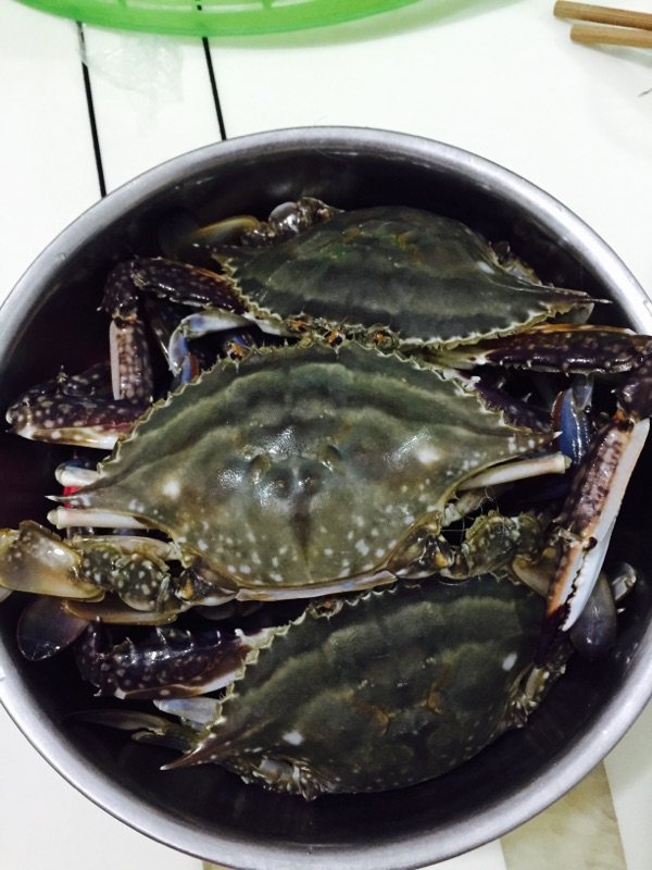 清蒸飞蟹步骤1