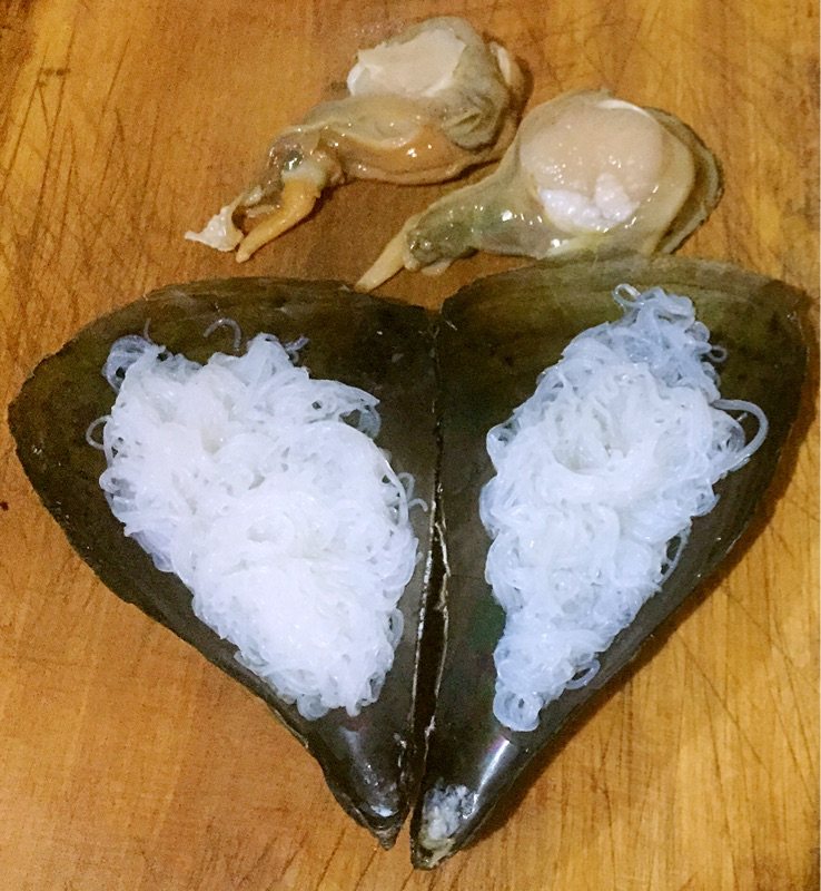 蒜蓉粉丝蒸带子步骤4