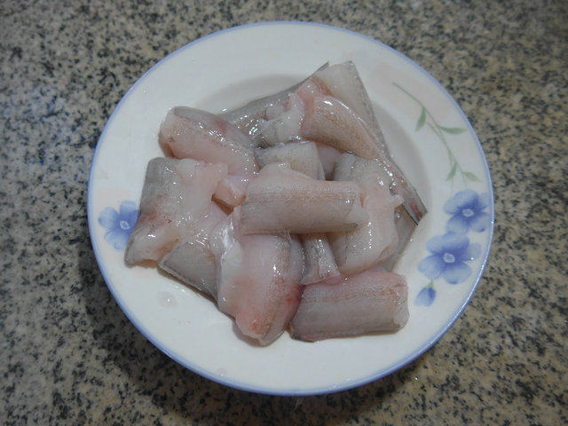 雪菜虾潺汤步骤2