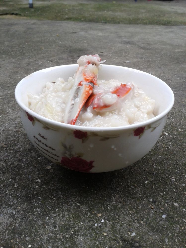 蟹粥步骤5
