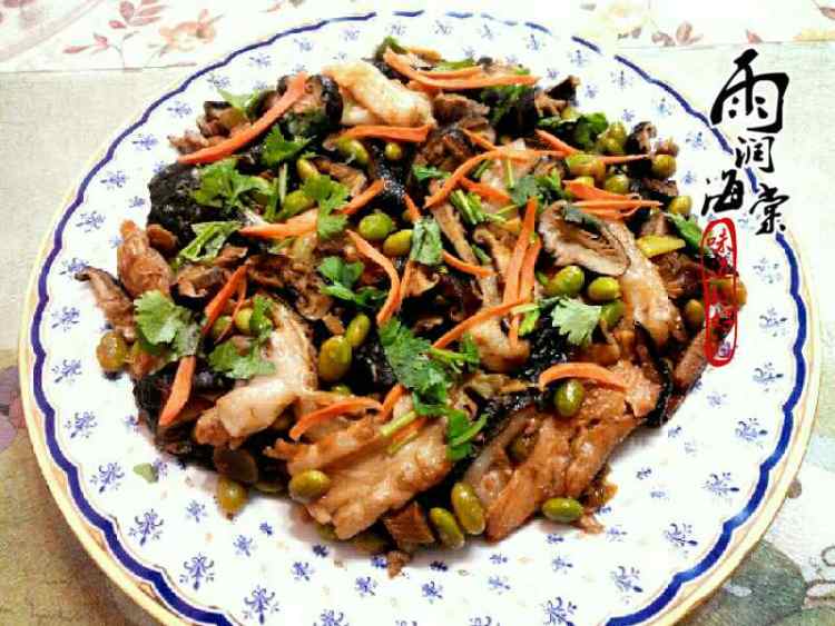 鱼腩毛豆香菇干步骤8