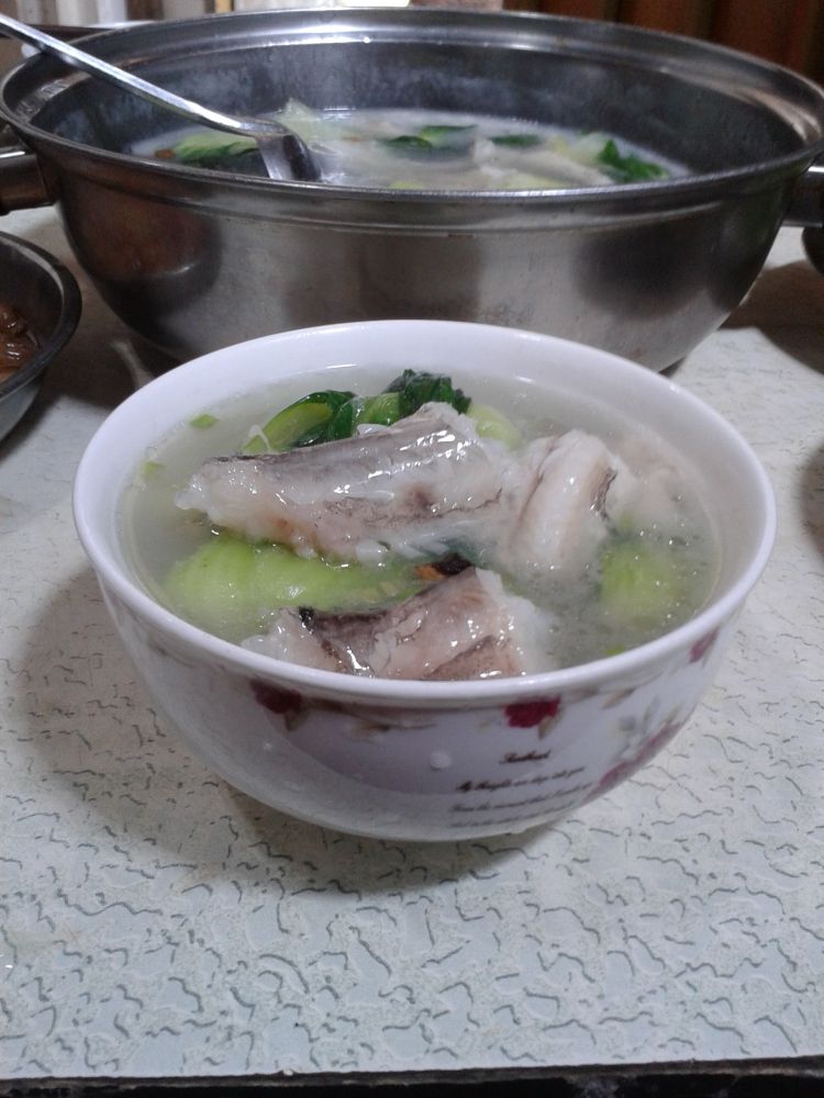 小油菜龙头鱼汤步骤6