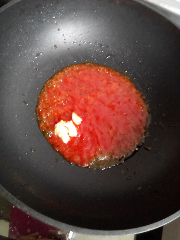番茄沙司三文鱼步骤4