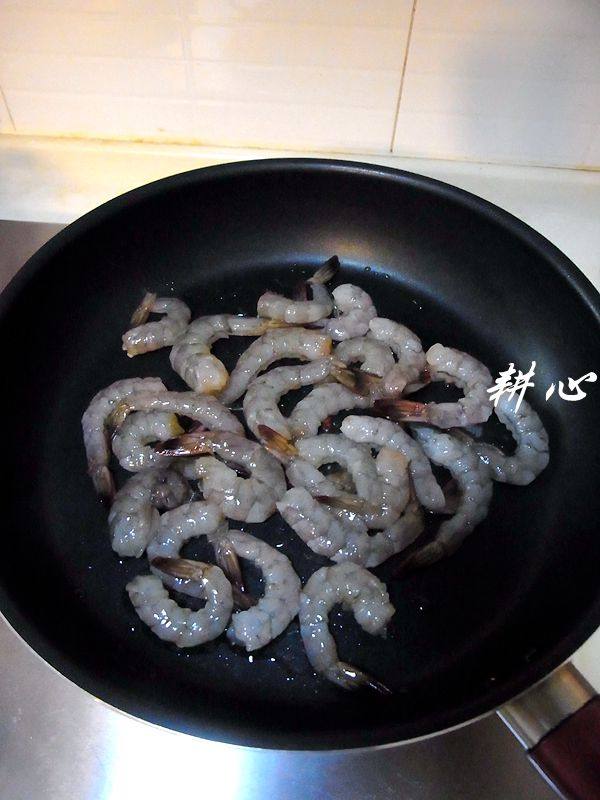 丝瓜炒虾仁步骤5