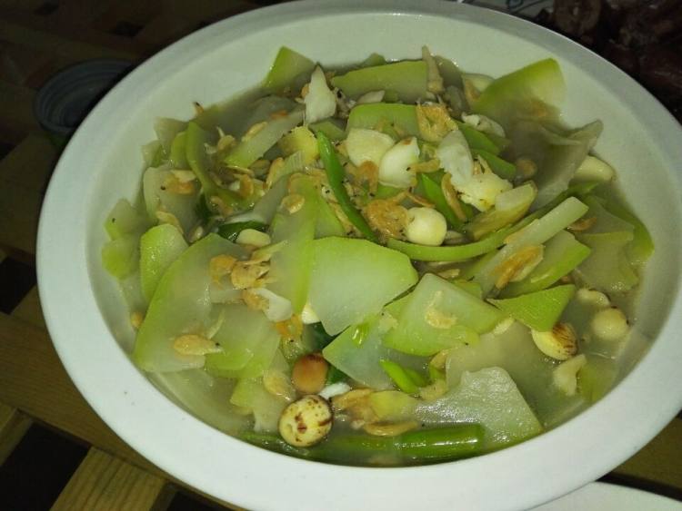 虾米炒葫芦步骤4