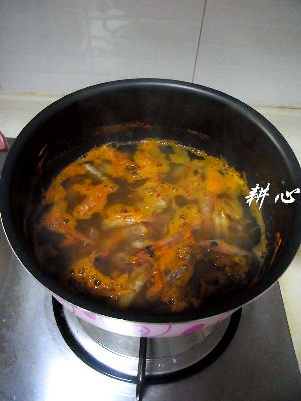 龙虾头虾仁粥步骤5