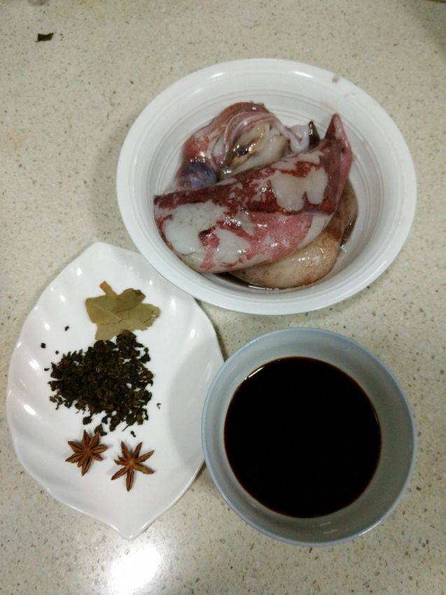 茶香鱿鱼步骤1