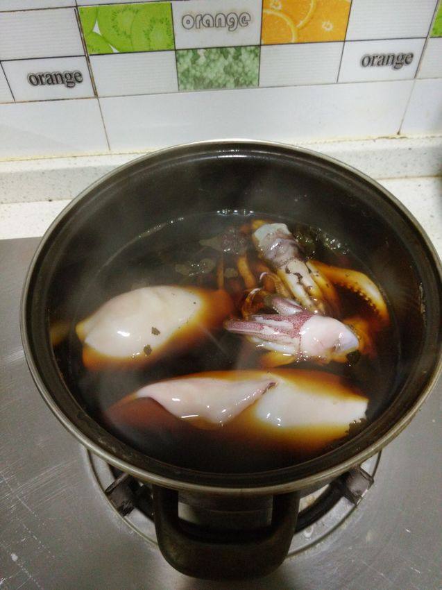 茶香鱿鱼步骤6