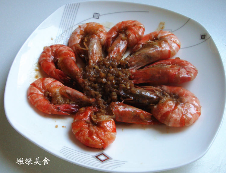 开背蒜蓉虾步骤12