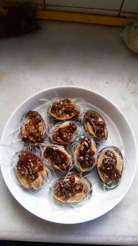 蒜蓉粉丝小鲍鱼步骤10