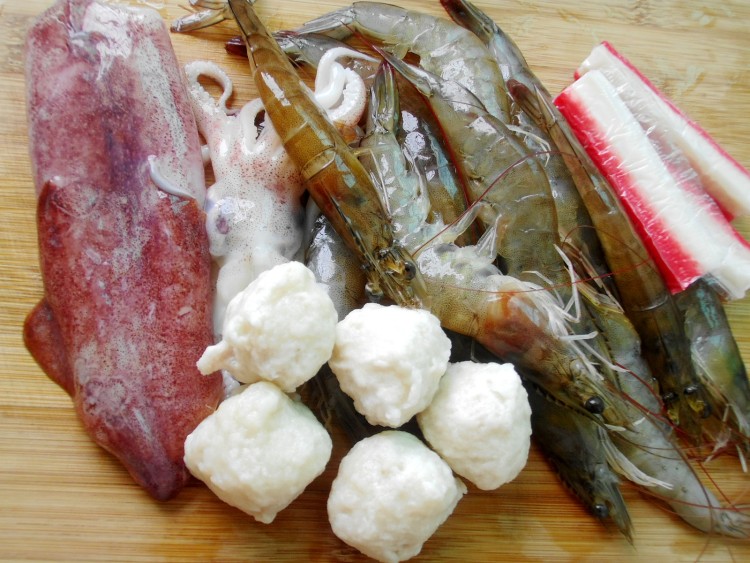 笼蒸海鲜豆腐步骤1