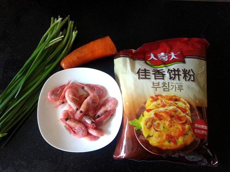 蔬菜海鲜煎饼步骤1