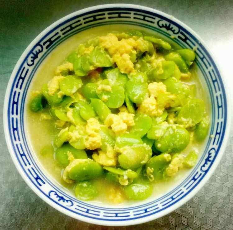 蚕豆米鸡蛋汤步骤9