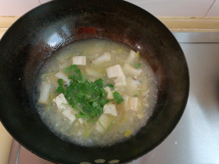 豆腐竹节蛏汤步骤8