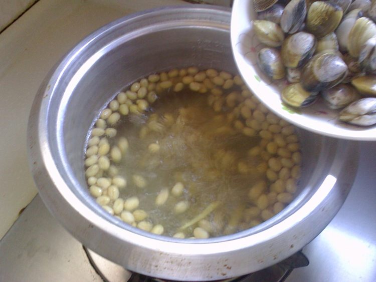 文蛤豆腐汤步骤5
