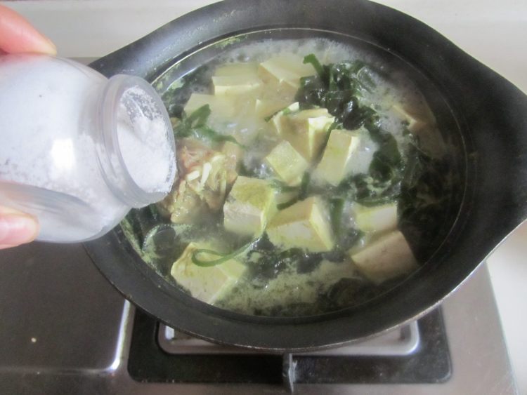 海带豆腐汤步骤9