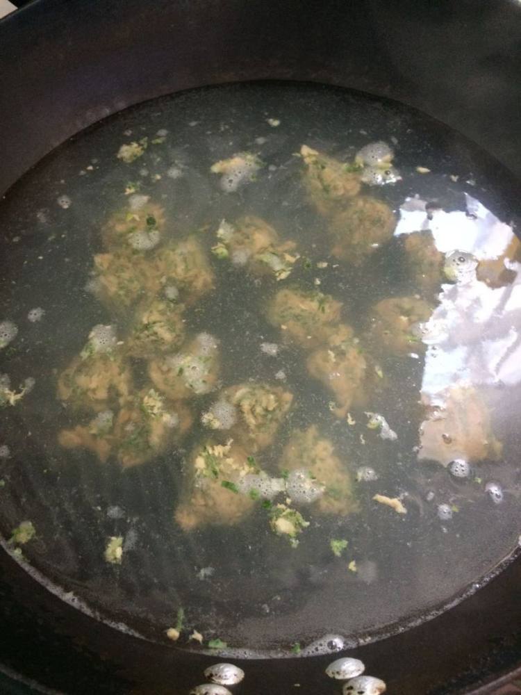 荠菜丸子步骤7